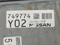 2016-2017 Nissan Altima PCM Engine Control Computer ECU ECM PCU OEM P/N:749774 Y02 NEC024-008 Fits Fits 2016 2017 OEM Used A
