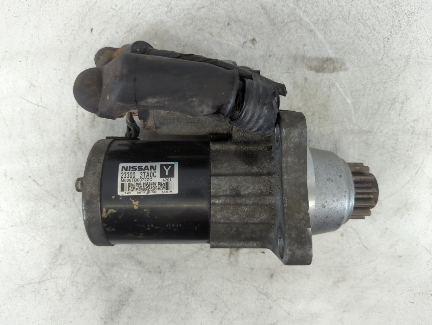 2013-2018 Nissan Altima Car Starter Motor Solenoid OEM P/N:M000TB0072ZC 23300 3TA0C Fits Fits 2013 2014 2015 2016 2017 2018 