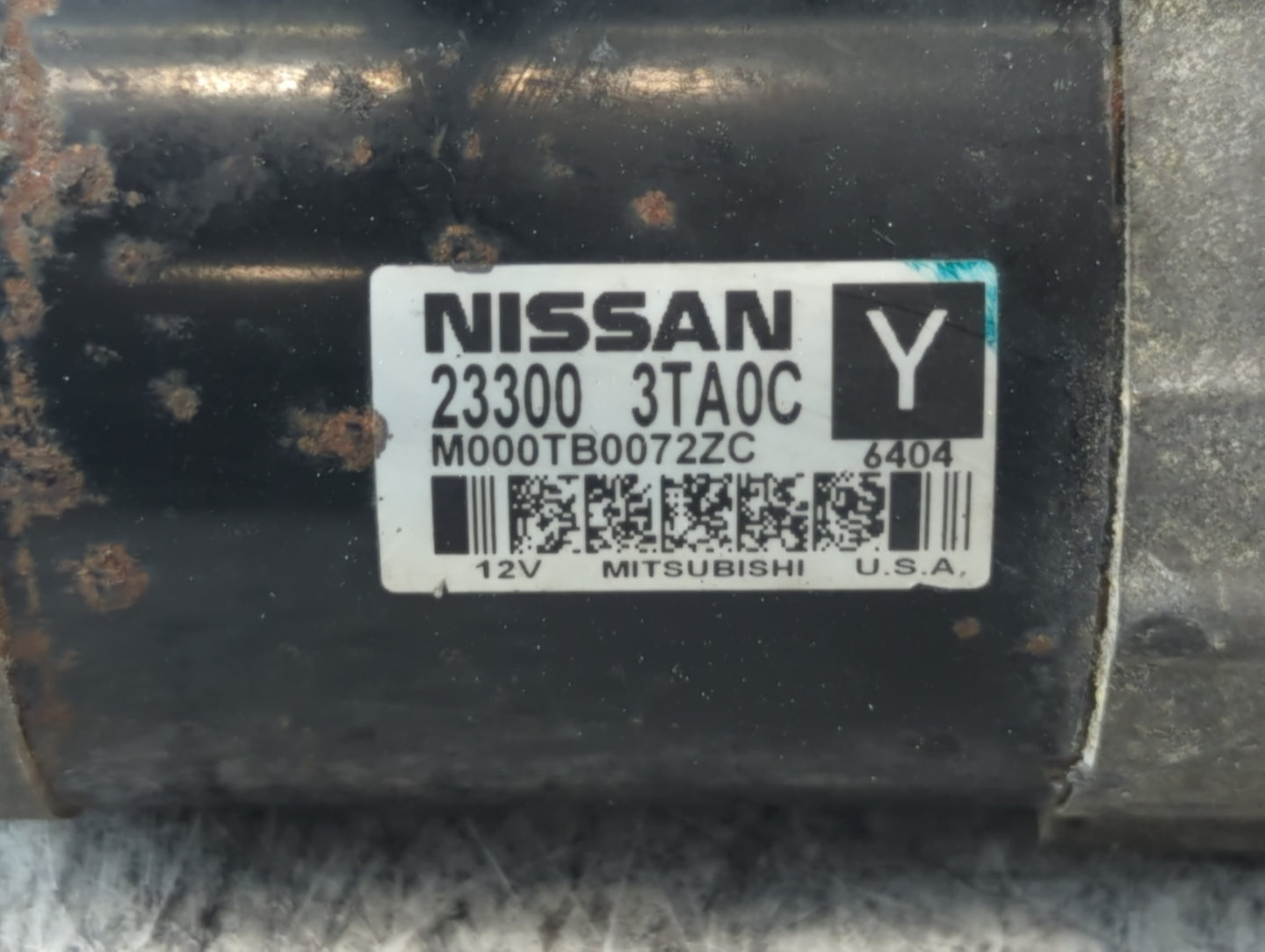 2013-2018 Nissan Altima Car Starter Motor Solenoid OEM P/N:M000TB0071ZC 23300 3TA0A Fits Fits 2013 2014 2015 2016 2017 2018 