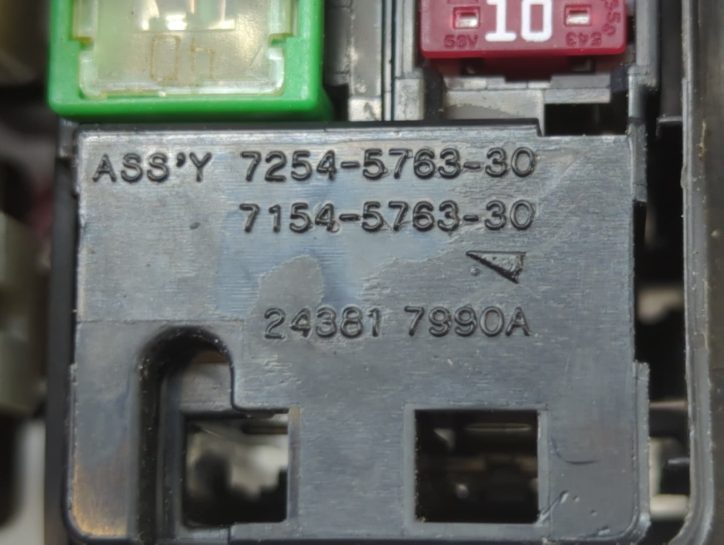 2016-2017 Nissan Altima Fusebox Fuse Box Panel Relay Module P/N:24381 7990A 7254-5763-30 Fits Fits 2016 2017 OEM Used Auto P