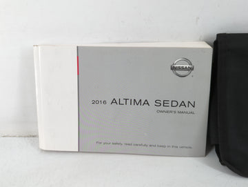 2016 Nissan Altima Owners Manual Book Guide OEM Used Auto Parts
