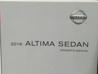 2016 Nissan Altima Owners Manual Book Guide OEM Used Auto Parts - Oemusedautoparts1.com