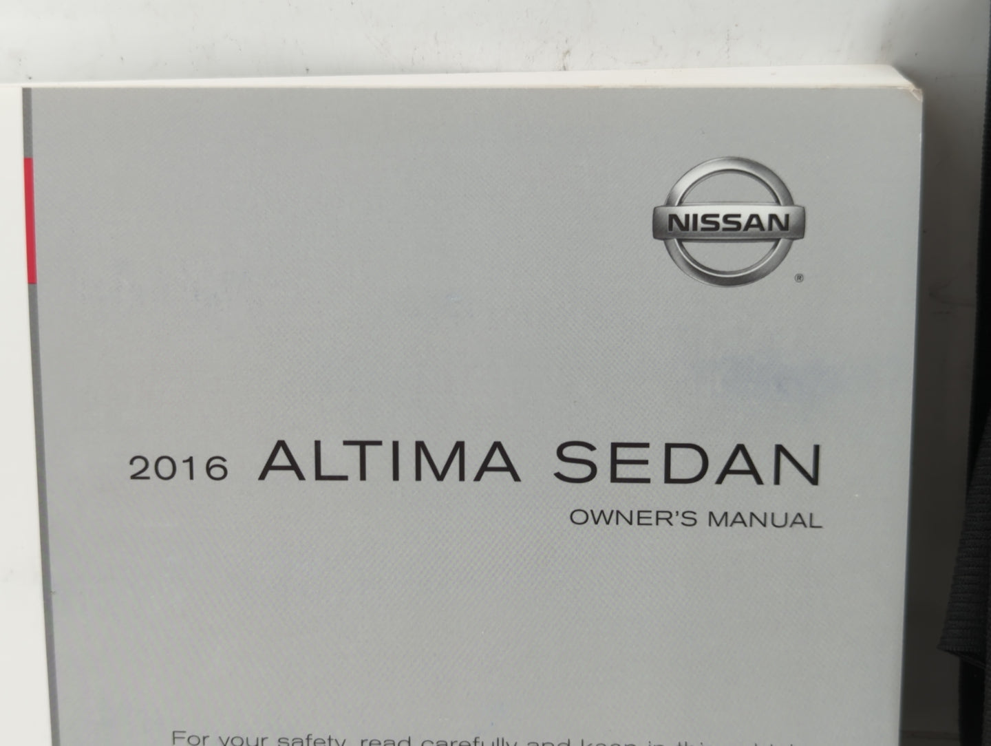 2016 Nissan Altima Owners Manual Book Guide OEM Used Auto Parts - Oemusedautoparts1.com