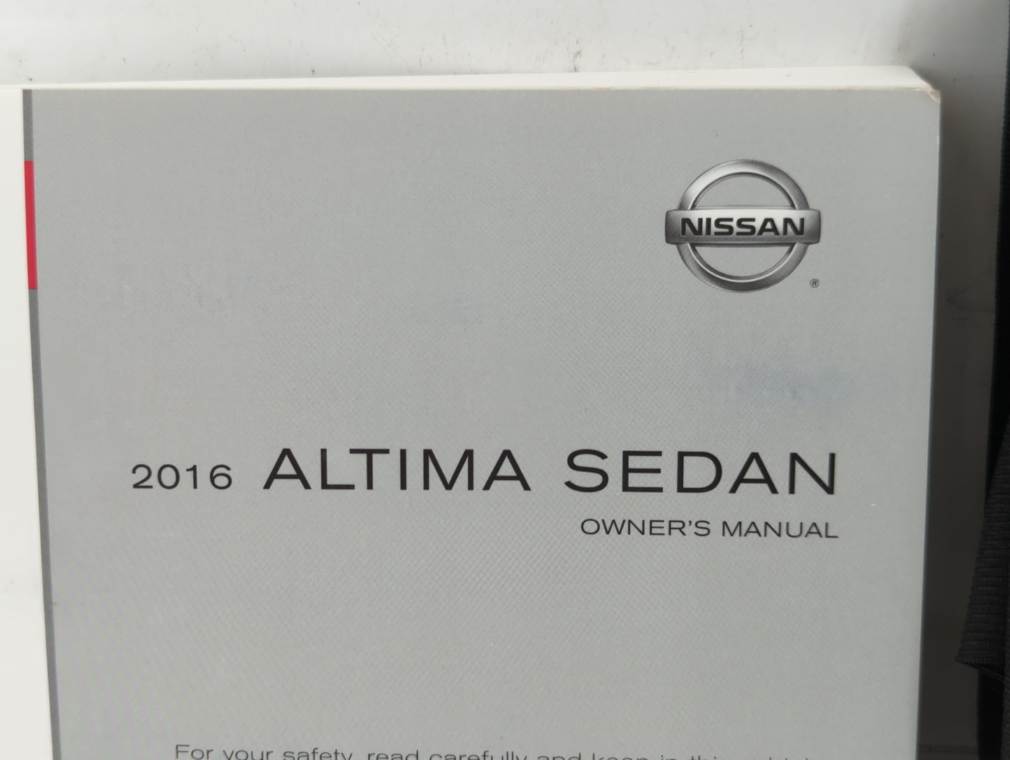 2016 Nissan Altima Owners Manual Book Guide OEM Used Auto Parts - Oemusedautoparts1.com