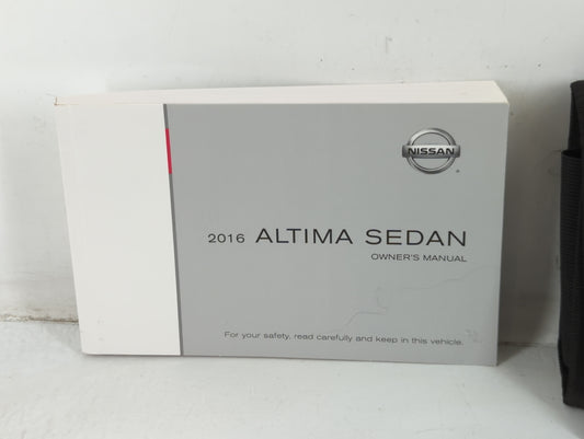 2016 Nissan Altima Owners Manual Book Guide P/N:OM16EA OL33U1 OEM Used Auto Parts