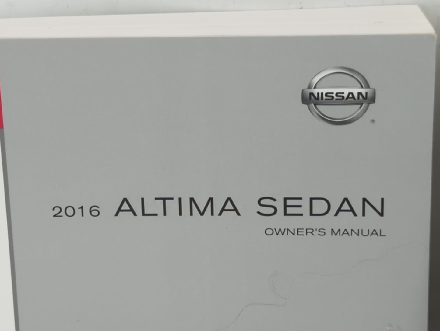 2016 Nissan Altima Owners Manual Book Guide P/N:OM16EA OL33U1 OEM Used Auto Parts - Oemusedautoparts1.com