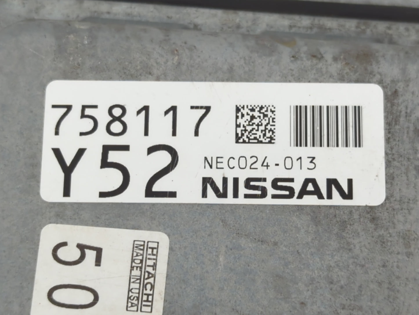 2016-2017 Nissan Altima PCM Engine Control Computer ECU ECM PCU OEM P/N:NEC024-013 758117 Fits Fits 2016 2017 OEM Used Auto 