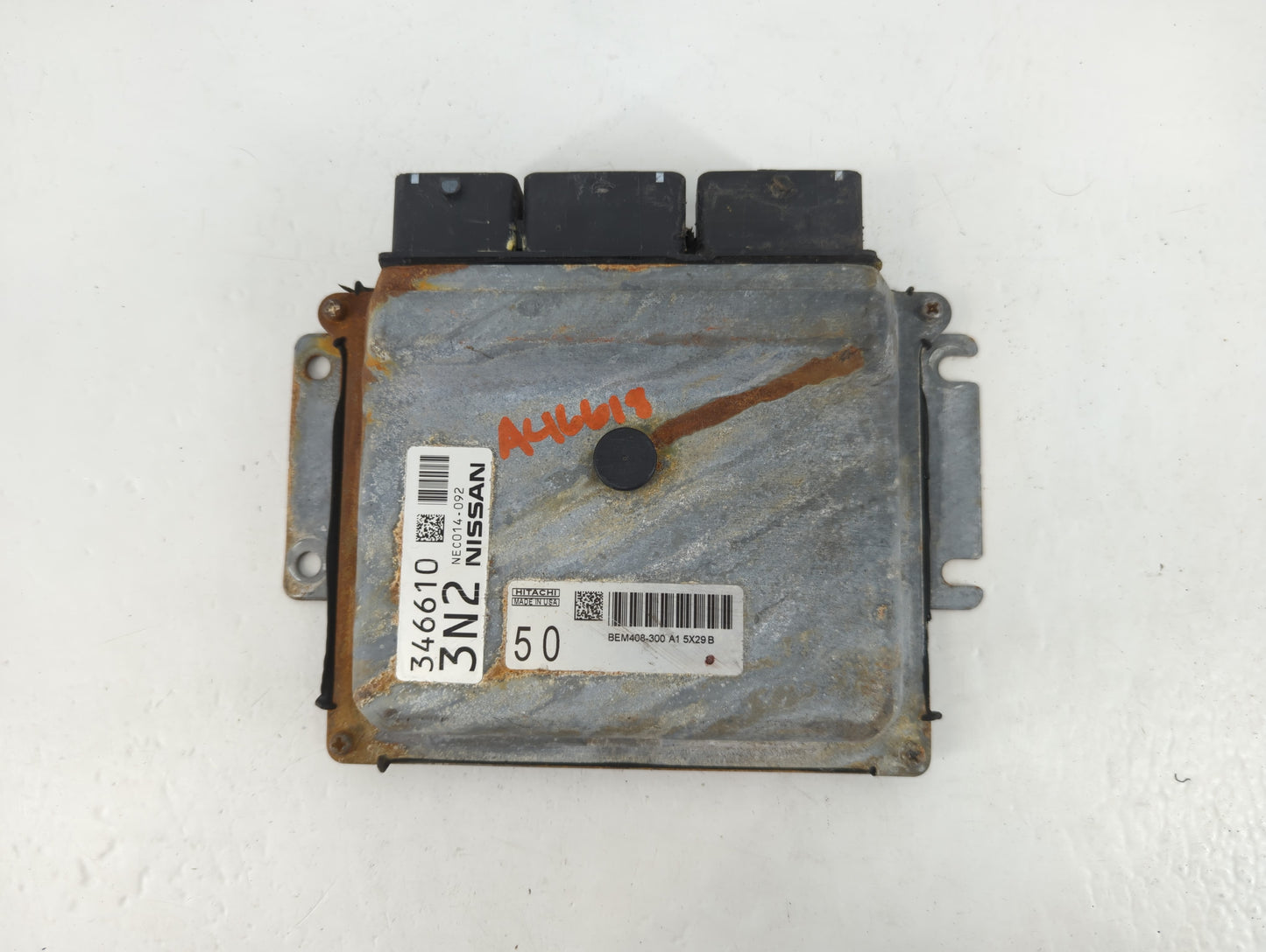 2016-2017 Nissan Altima PCM Engine Control Computer ECU ECM PCU OEM P/N:NEC014-092 346610 3N2 Fits Fits 2016 2017 OEM Used A