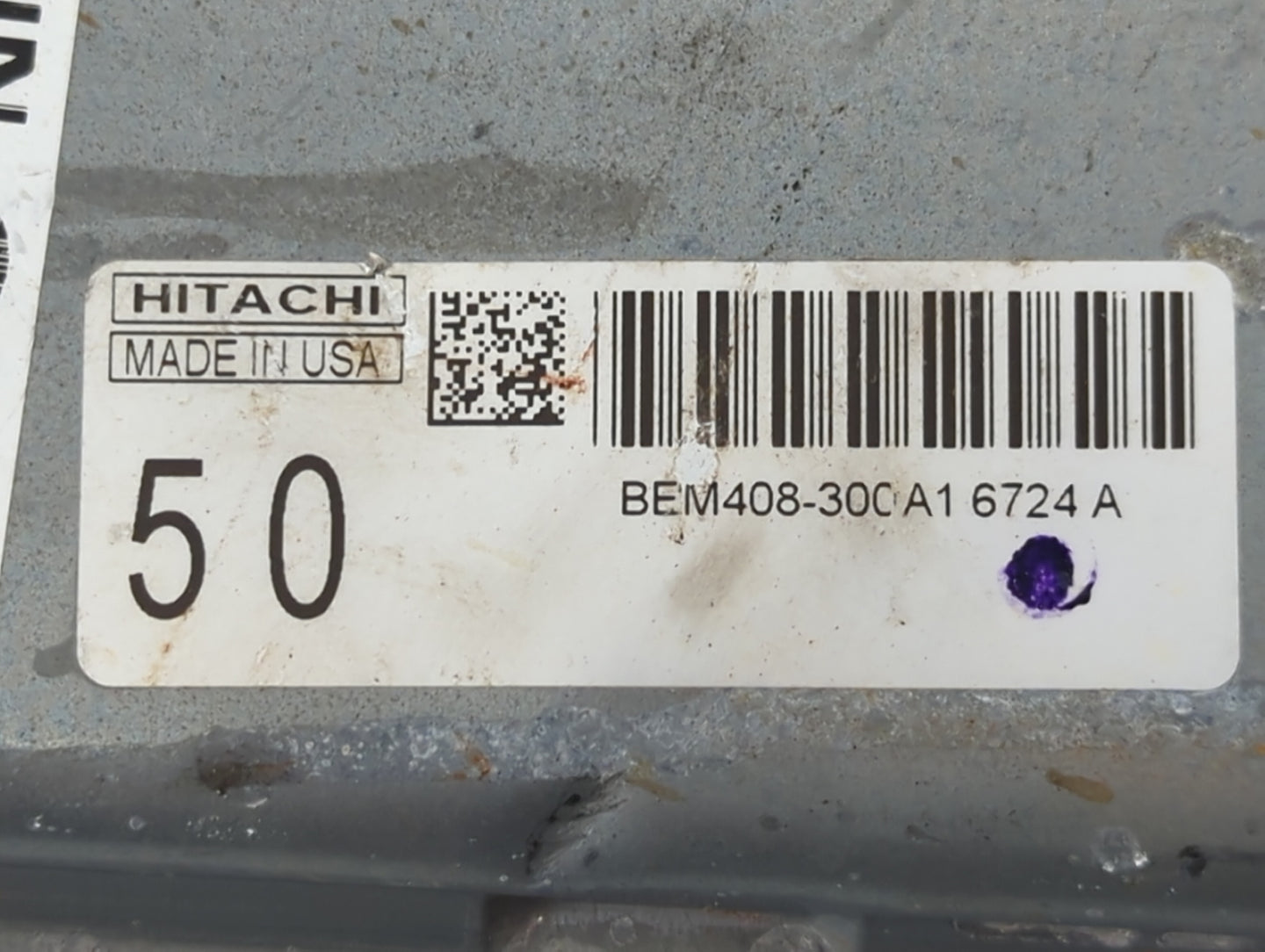 2016-2017 Nissan Altima PCM Engine Control Computer ECU ECM PCU OEM P/N:NEC014-092 346610 3N2 Fits Fits 2016 2017 OEM Used A