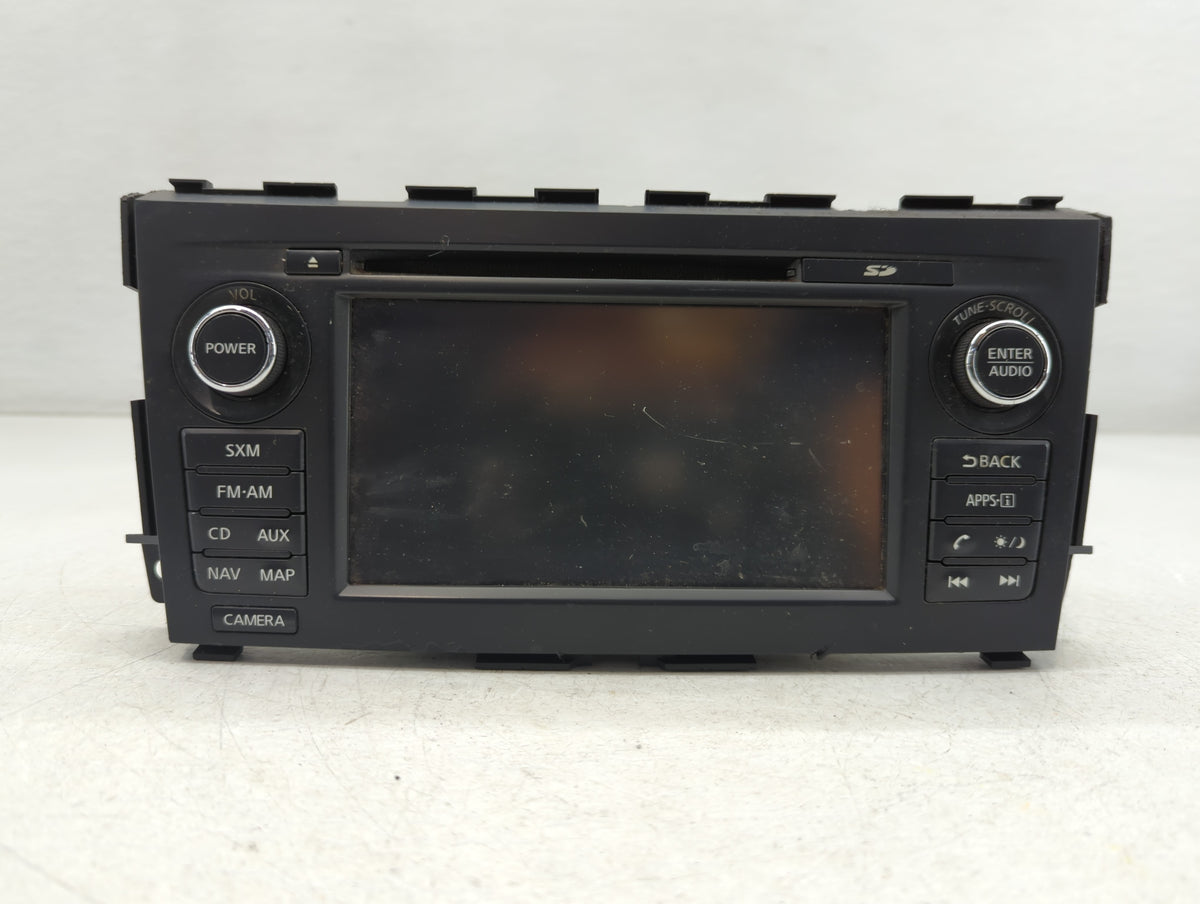 2016 Nissan Altima Radio AM FM Cd Player Receiver Replacement P/N:259159HS0B 7 515 750 061 Fits OEM Used Auto Parts - Oemuse