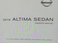 2016 Nissan Altima Owners Manual Book Guide P/N:OM16EA OL33U1 OEM Used Auto Parts - Oemusedautoparts1.com