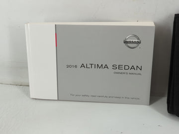 2016 Nissan Altima Owners Manual Book Guide P/N:OM16EA 0L33U1 OEM Used Auto Parts