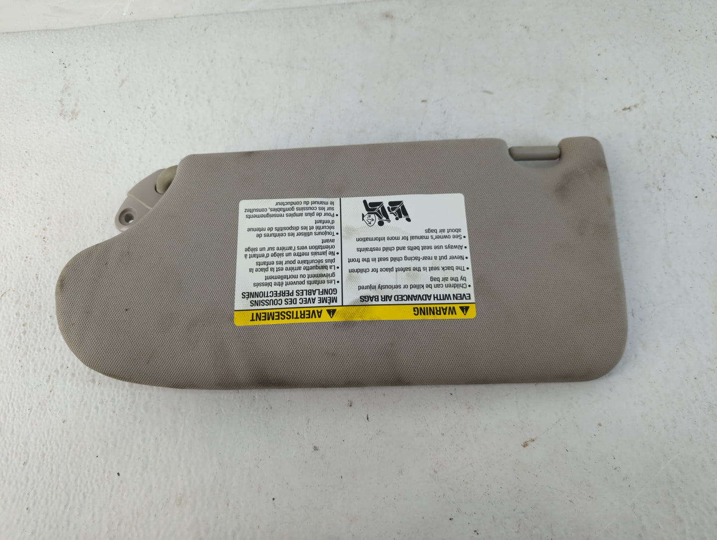 2013-2018 Nissan Altima Sun Visor Shade Replacement Passenger Right Mirror Fits Fits 2013 2014 2015 2016 2017 2018 OEM Used 