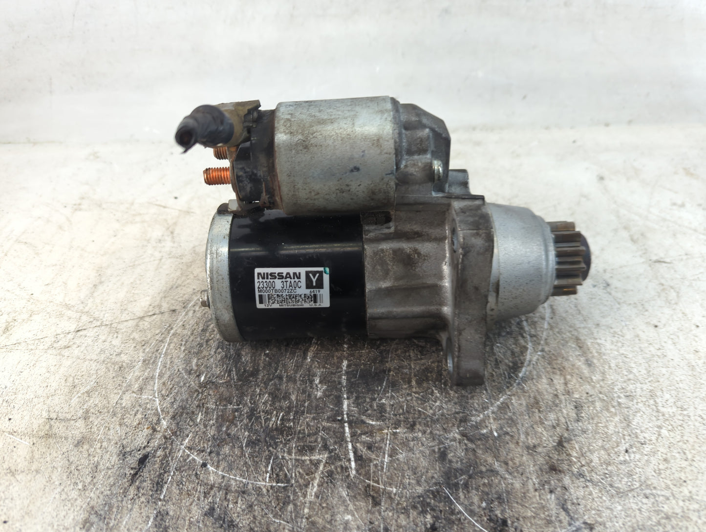 2013-2018 Nissan Altima Car Starter Motor Solenoid OEM P/N:23300 3TA0C Fits Fits 2013 2014 2015 2016 2017 2018 OEM Used Auto