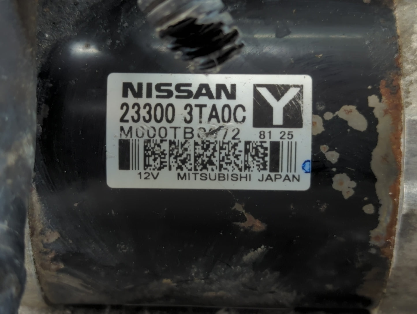 2013-2018 Nissan Altima Car Starter Motor Solenoid OEM P/N:23300 3TA0C Fits Fits 2013 2014 2015 2016 2017 2018 OEM Used Auto