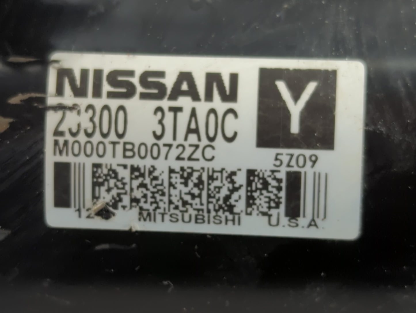 2013-2018 Nissan Altima Car Starter Motor Solenoid OEM P/N:23300 3TA0C Fits Fits 2013 2014 2015 2016 2017 2018 OEM Used Auto