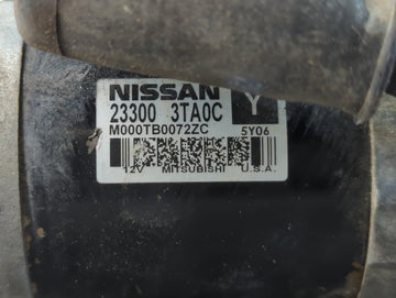 2013-2018 Nissan Altima Car Starter Motor Solenoid OEM P/N:23300 3TA0C Fits Fits 2013 2014 2015 2016 2017 2018 OEM Used Auto Parts