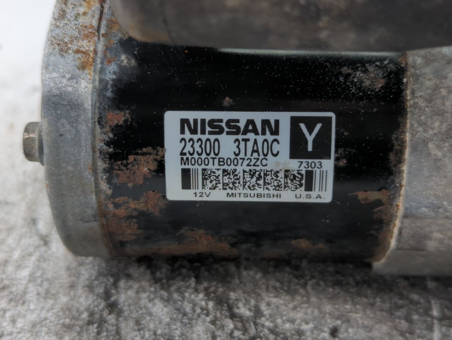 2013-2018 Nissan Altima Car Starter Motor Solenoid OEM P/N:23300 3TA0C Fits Fits 2013 2014 2015 2016 2017 2018 OEM Used Auto