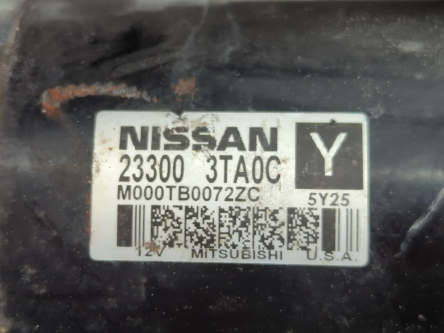2013-2018 Nissan Altima Car Starter Motor Solenoid OEM P/N:23300 3TA0C Fits Fits 2013 2014 2015 2016 2017 2018 OEM Used Auto