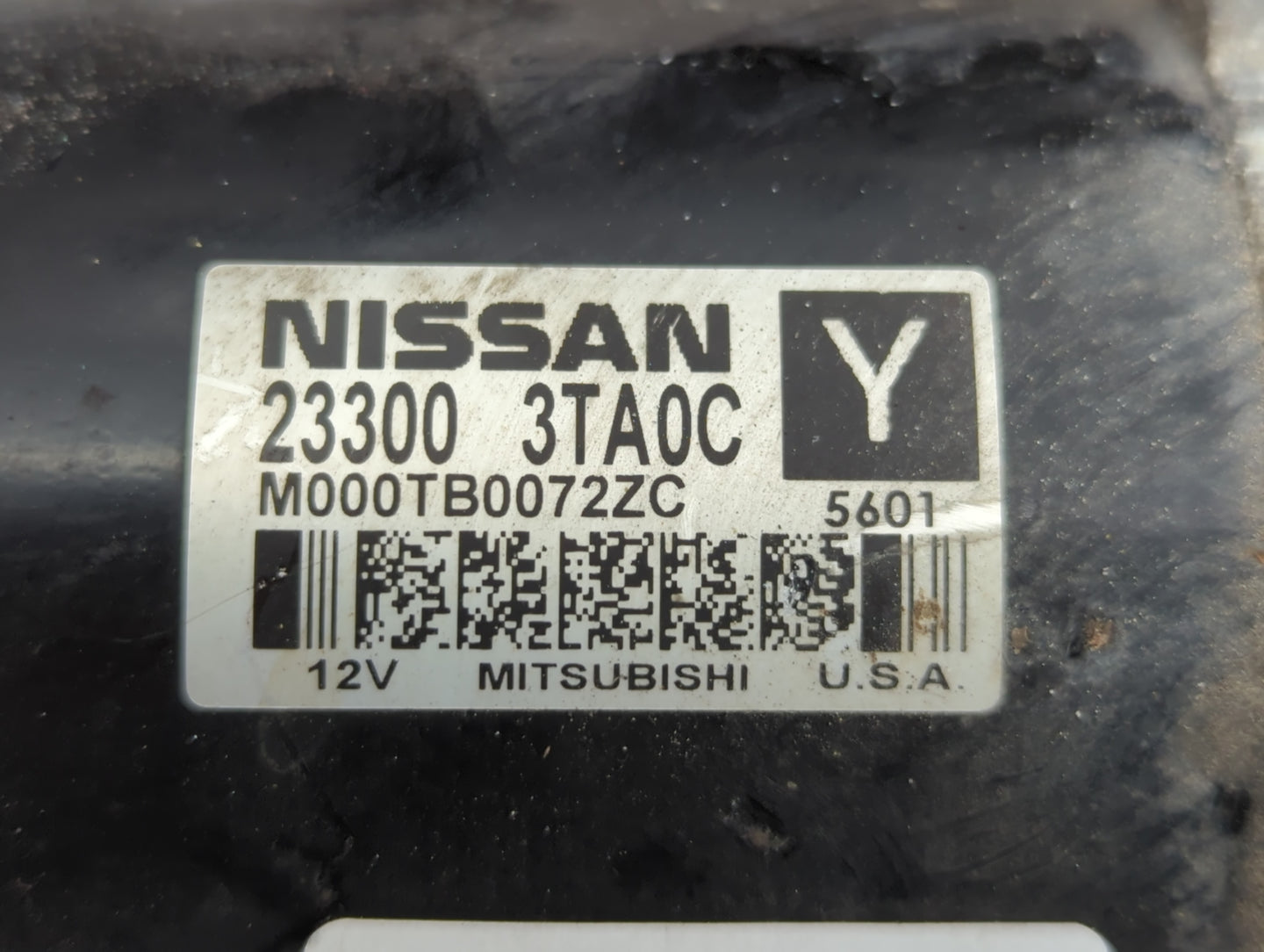 2013-2018 Nissan Altima Car Starter Motor Solenoid OEM P/N:23300 3TA0C Fits Fits 2013 2014 2015 2016 2017 2018 OEM Used Auto