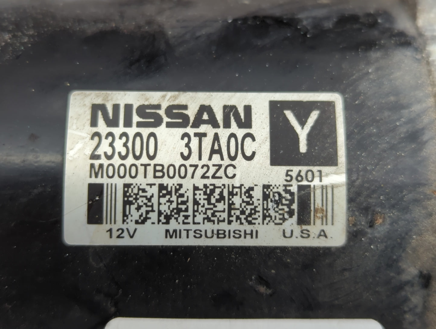 2013-2018 Nissan Altima Car Starter Motor Solenoid OEM P/N:23300 3TA0C Fits Fits 2013 2014 2015 2016 2017 2018 OEM Used Auto