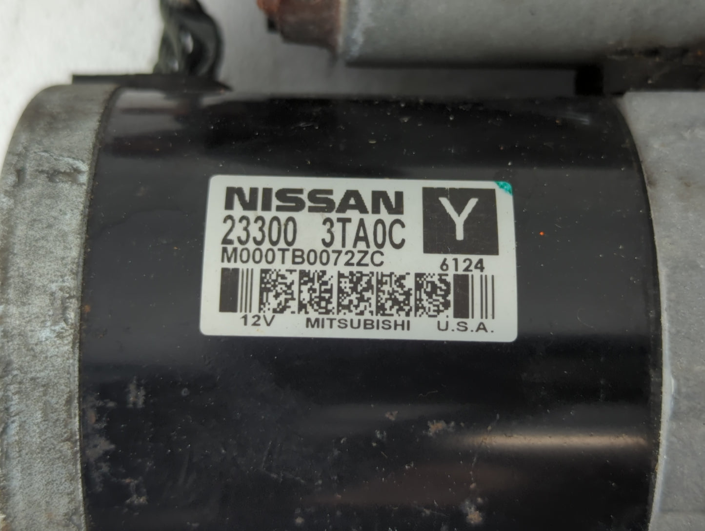 2013-2018 Nissan Altima Car Starter Motor Solenoid OEM P/N:23300 3TA0C Fits Fits 2013 2014 2015 2016 2017 2018 OEM Used Auto