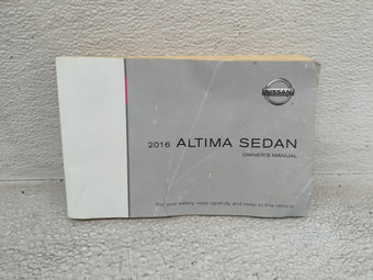 compare product 2016 Nissan Altima Owners Manual Book Guide OEM Used Auto Parts