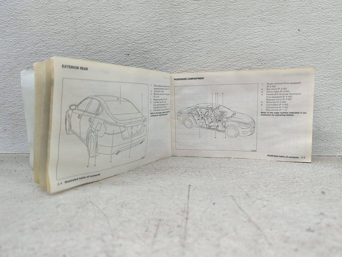 2016 Nissan Altima Owners Manual Book Guide OEM Used Auto Parts - Oemusedautoparts1.com