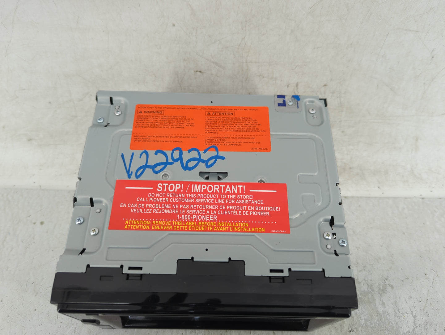 2016 Nissan Frontier Radio AM FM Cd Player Receiver Replacement P/N:AVH-G225BT 6.2" Fits OEM Used Auto Parts - Oemusedautopa