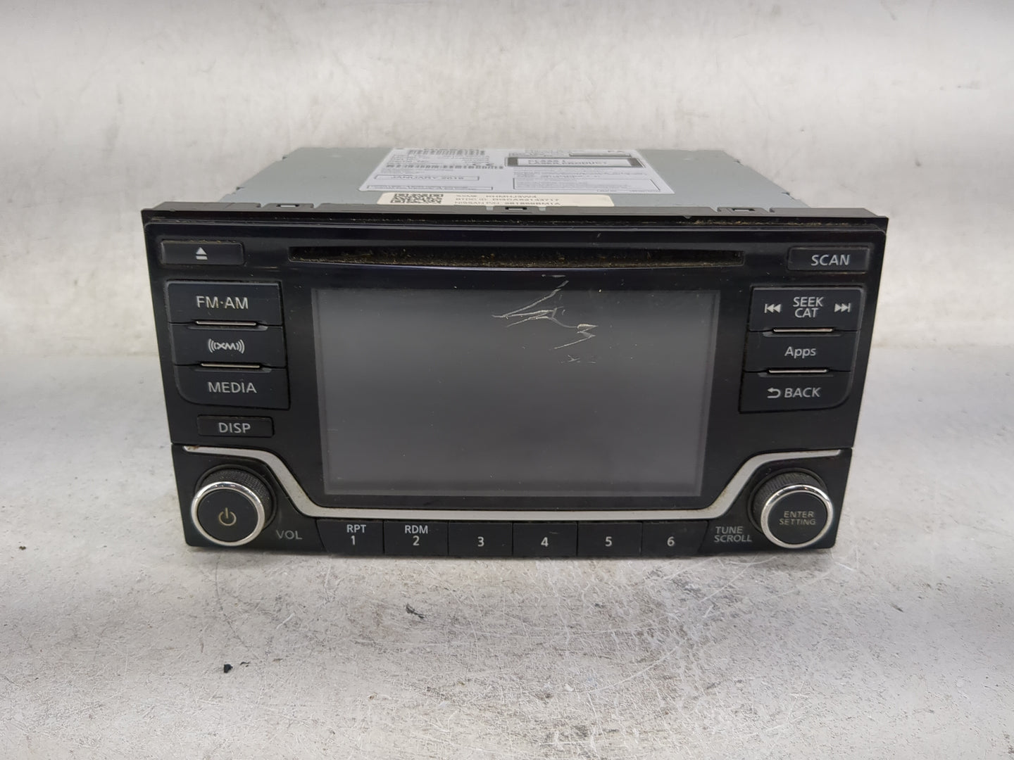 2014-2016 Nissan Frontier Radio AM FM Cd Player Receiver Replacement P/N:281859BM1A CQ-FN95E0GX Fits Fits 2014 2015 2016 OEM