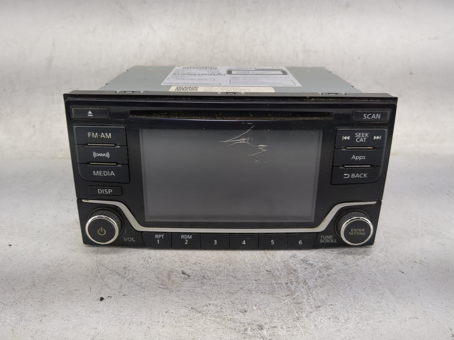 2014-2016 Nissan Frontier Radio AM FM Cd Player Receiver Replacement P/N:281859BM1A CQ-FN95E0GX Fits Fits 2014 2015 2016 OEM