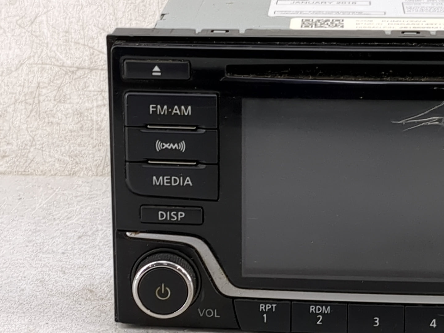 2014-2016 Nissan Frontier Radio AM FM Cd Player Receiver Replacement P/N:281859BM1A CQ-FN95E0GX Fits Fits 2014 2015 2016 OEM