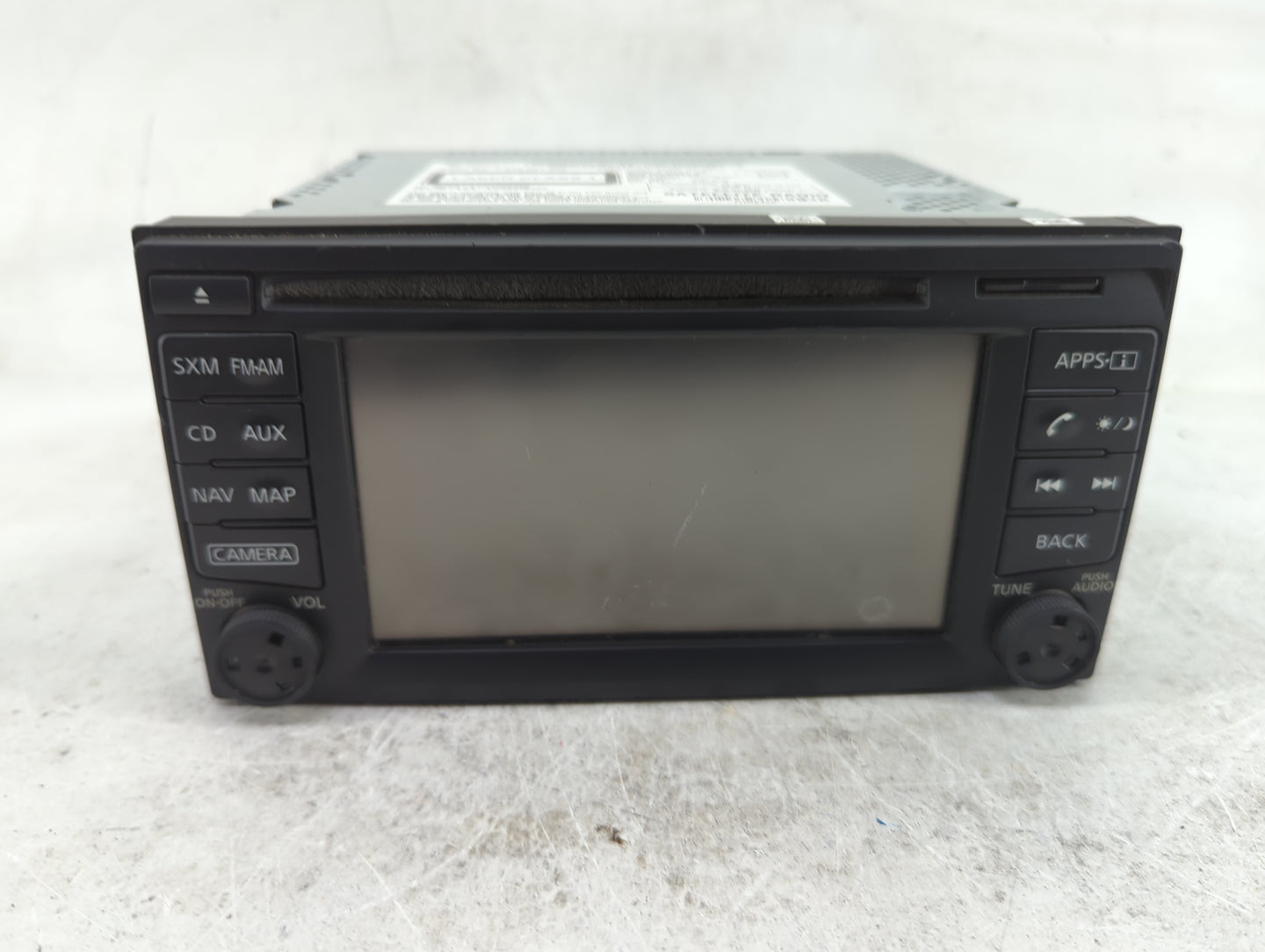 2016-2018 Nissan Frontier Radio AM FM Cd Player Receiver Replacement P/N:259159BM0A 7612051359 Fits Fits 2016 2017 2018 OEM 