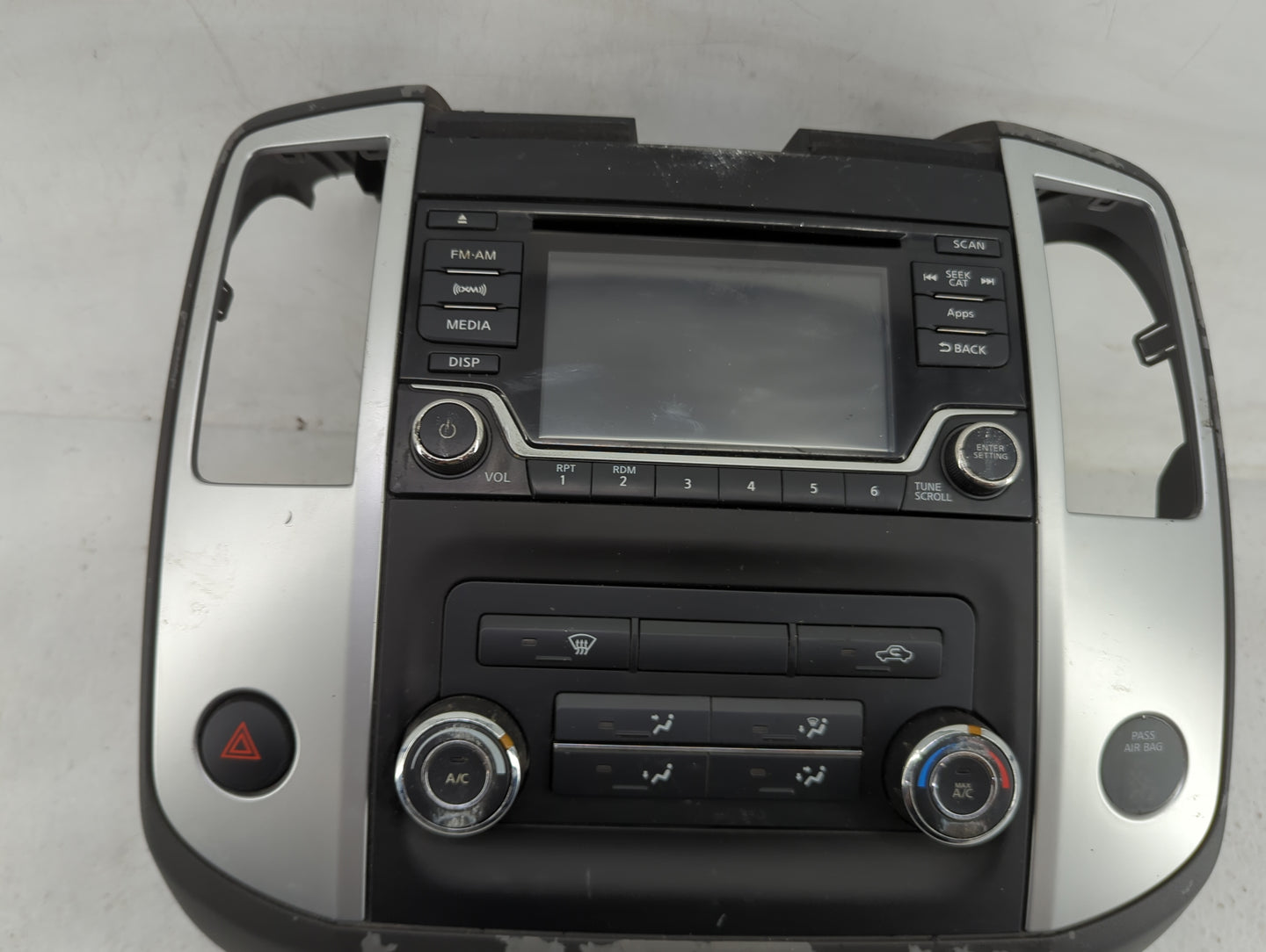 2016 Nissan Frontier Radio Control Panel 1488221 - Oemusedautoparts1.com