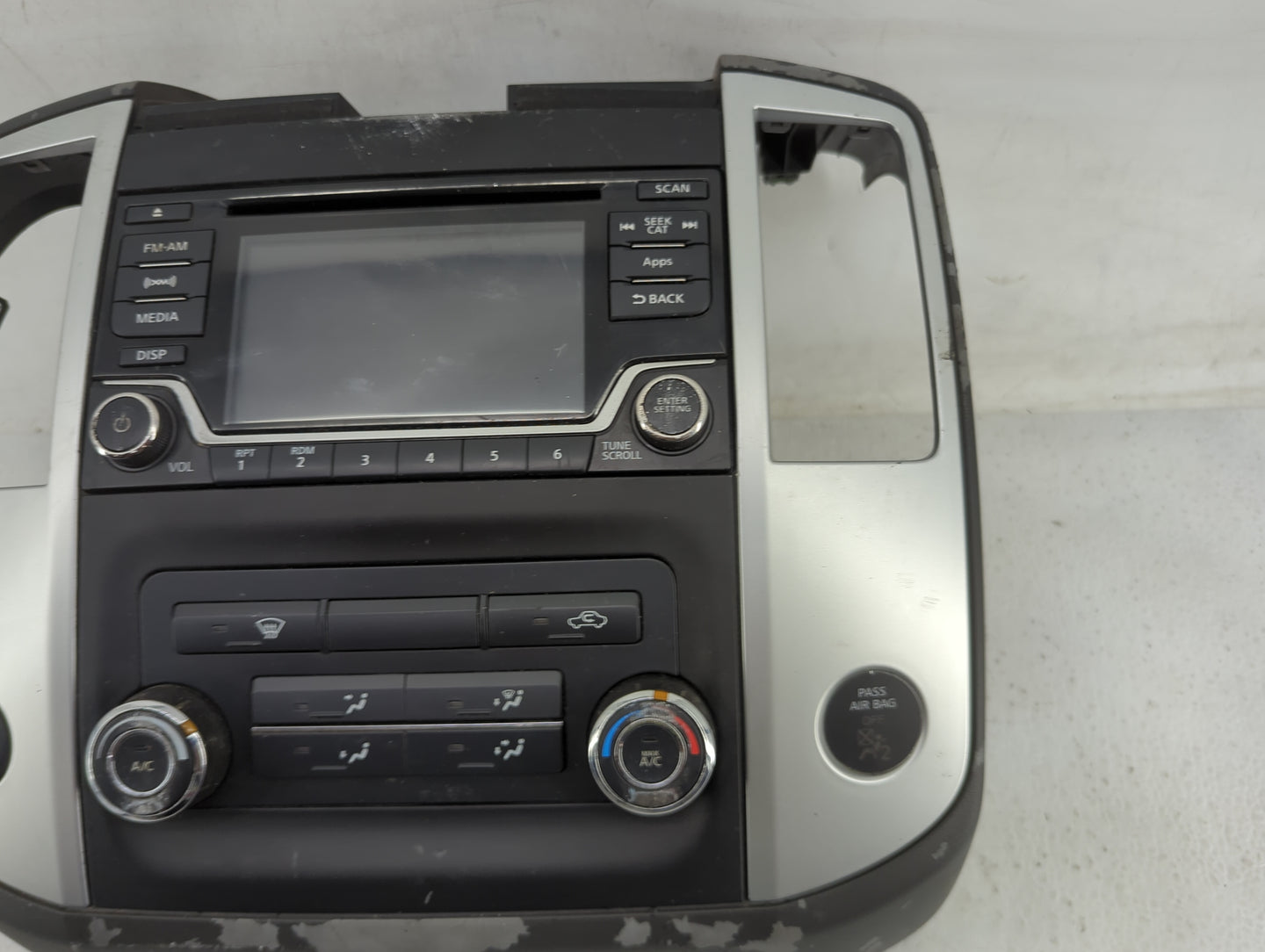 2016 Nissan Frontier Radio Control Panel 1488221 - Oemusedautoparts1.com