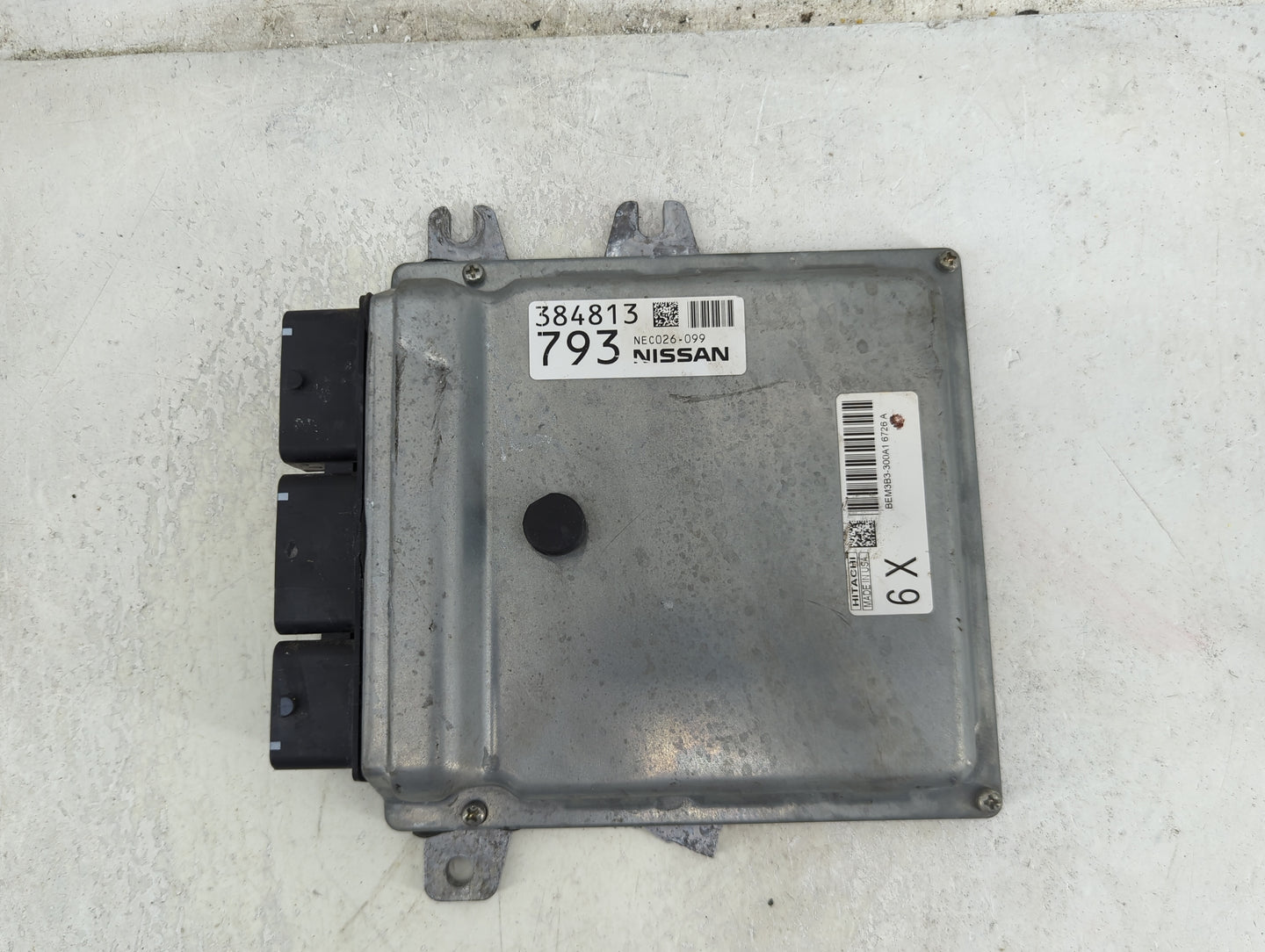 2016-2017 Nissan Frontier PCM Engine Control Computer ECU ECM PCU OEM P/N:BEM383-300A1 NEC026-099 Fits Fits 2016 2017 OEM Us