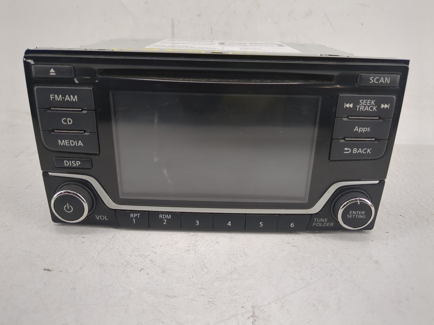 2016 Nissan Juke Radio AM FM Cd Player Receiver Replacement P/N:28185 3PT1A Fits OEM Used Auto Parts - Oemusedautoparts1.com