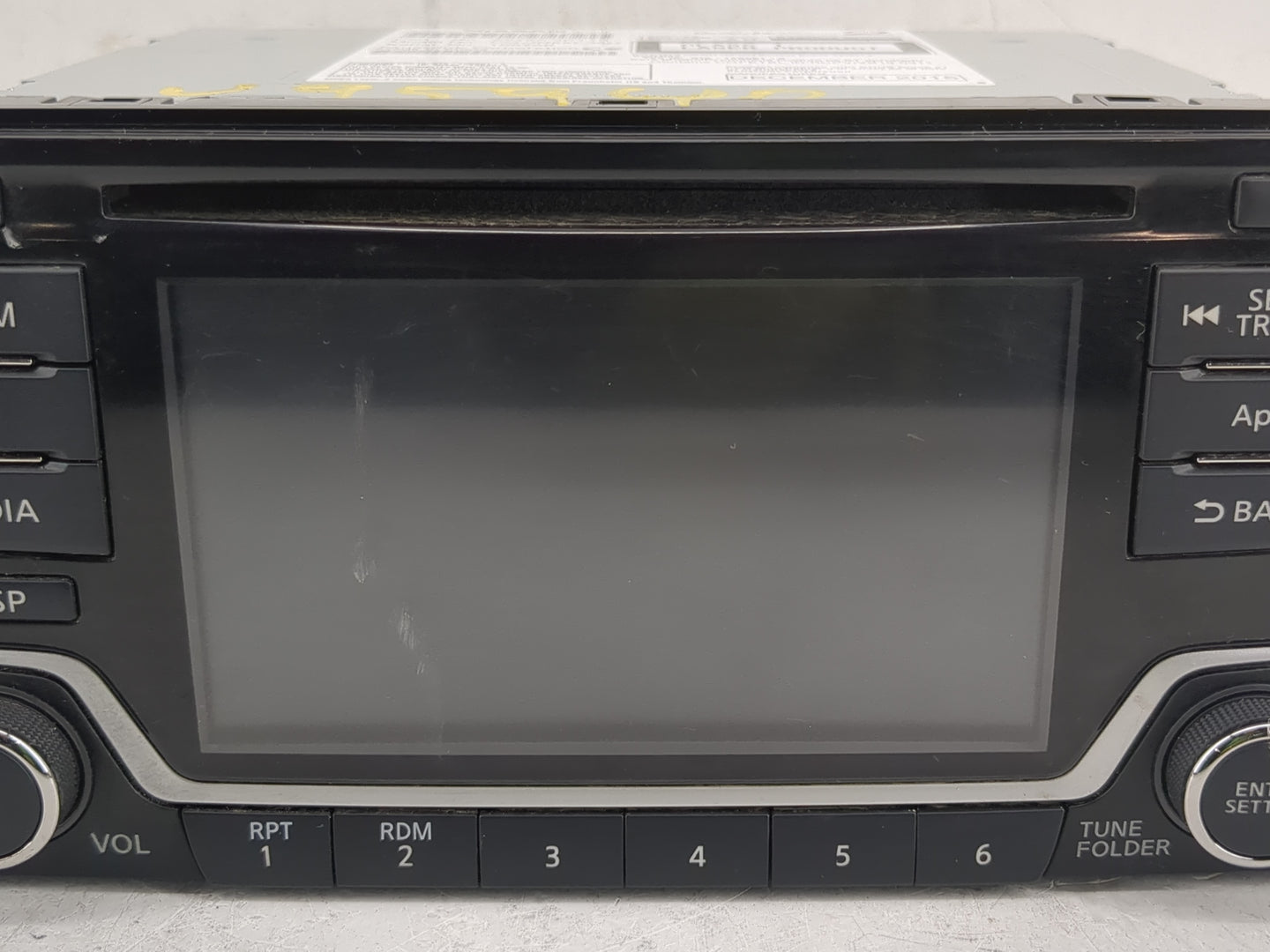 2016 Nissan Juke Radio AM FM Cd Player Receiver Replacement P/N:28185 3PT1A Fits OEM Used Auto Parts - Oemusedautoparts1.com