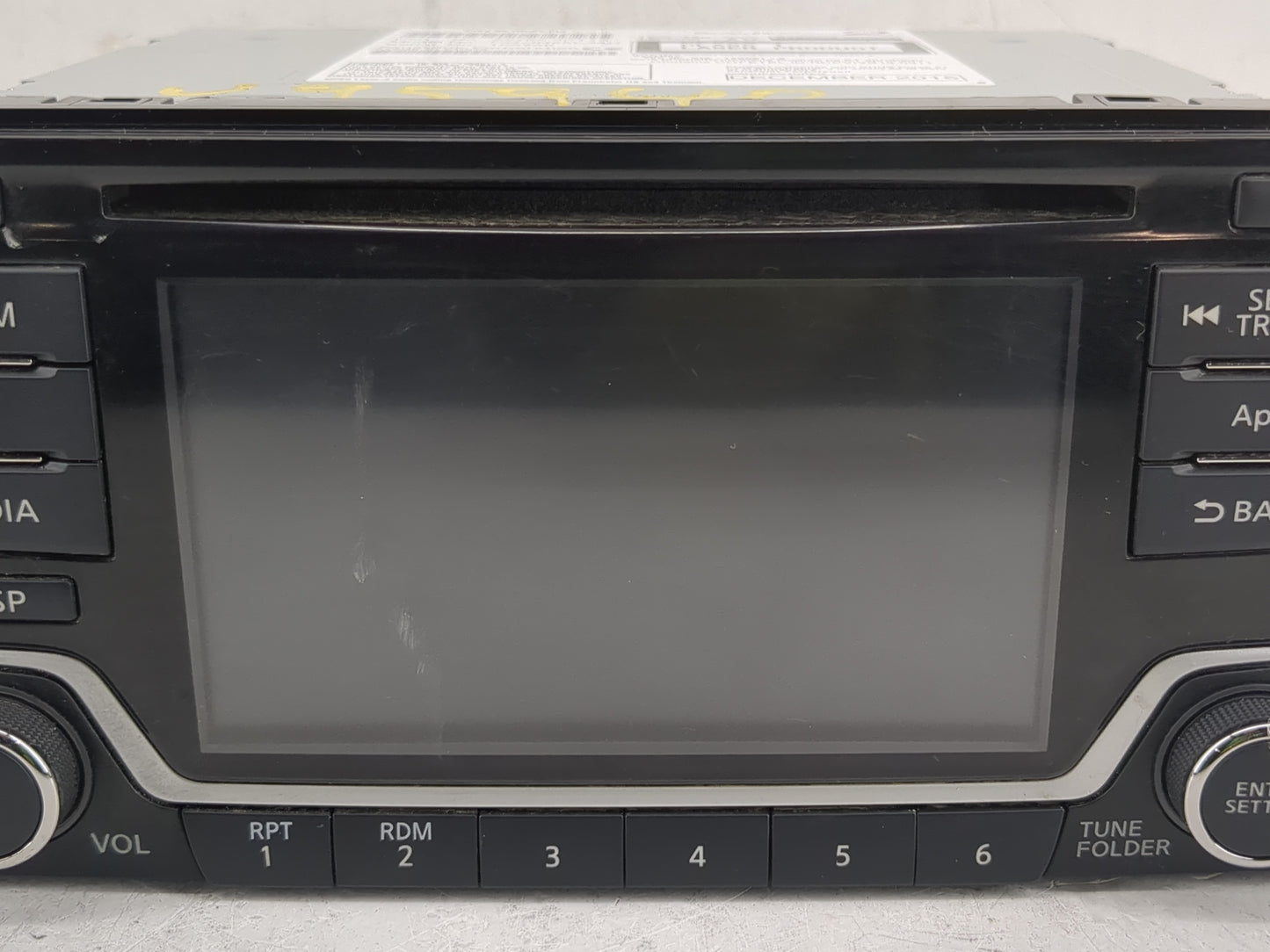 2016 Nissan Juke Radio AM FM Cd Player Receiver Replacement P/N:28185 3PT1A Fits OEM Used Auto Parts - Oemusedautoparts1.com