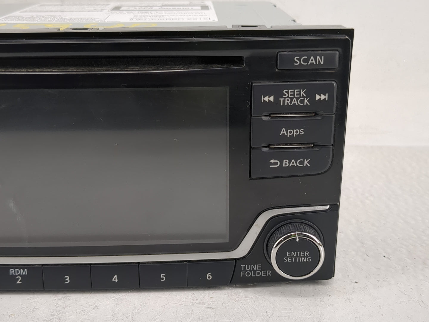 2016 Nissan Juke Radio AM FM Cd Player Receiver Replacement P/N:28185 3PT1A Fits OEM Used Auto Parts - Oemusedautoparts1.com