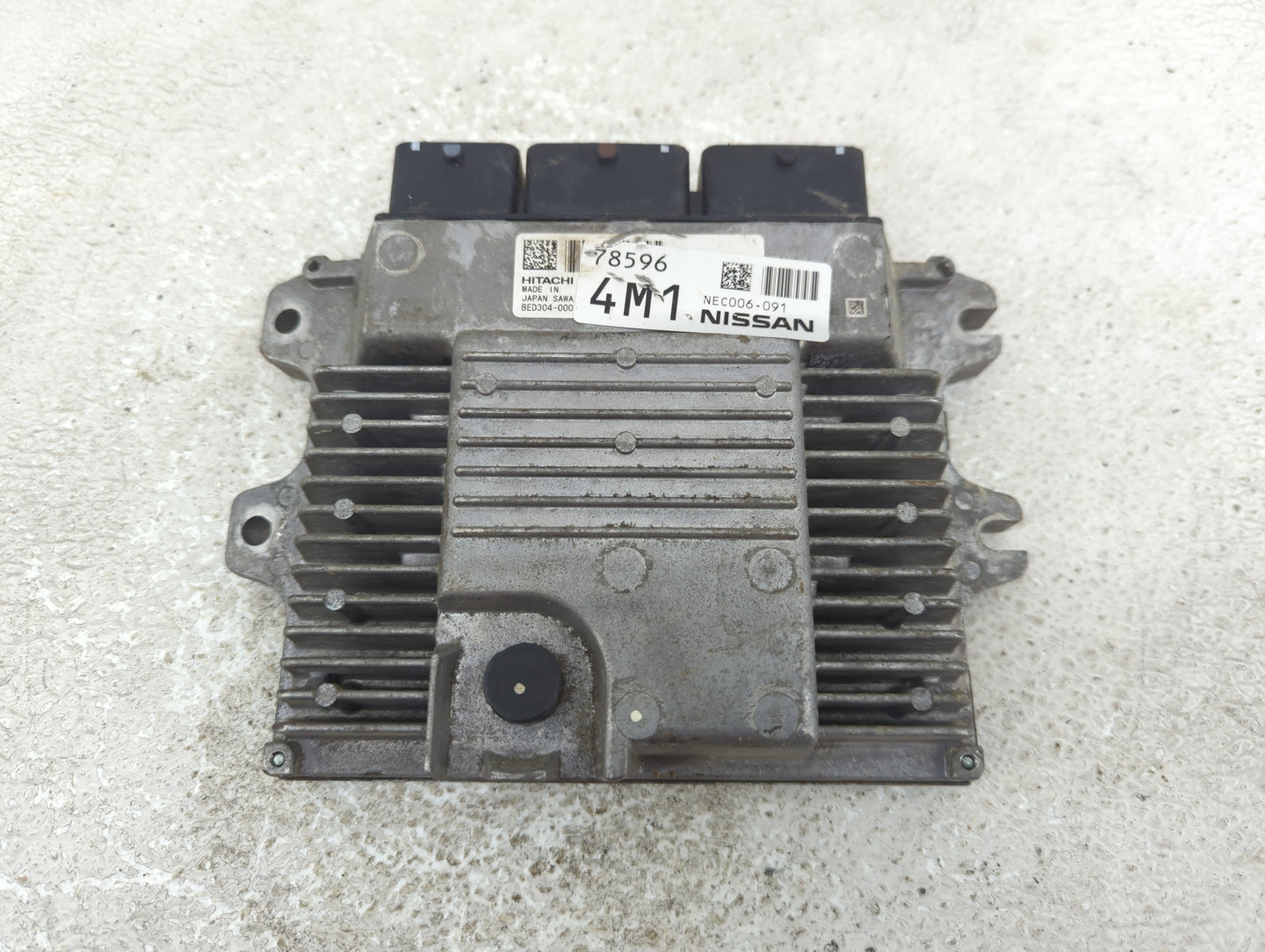 2015-2016 Nissan Juke PCM Engine Control Computer ECU ECM PCU OEM P/N:NEC006-091 Fits Fits 2015 2016 OEM Used Auto Parts - O