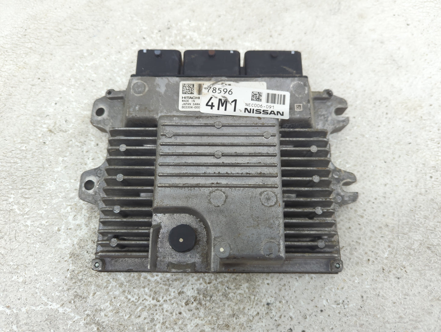 2015-2016 Nissan Juke PCM Engine Control Computer ECU ECM PCU OEM P/N:NEC006-091 Fits Fits 2015 2016 OEM Used Auto Parts - O