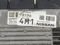 2015-2016 Nissan Juke PCM Engine Control Computer ECU ECM PCU OEM P/N:NEC006-091 Fits Fits 2015 2016 OEM Used Auto Parts - O