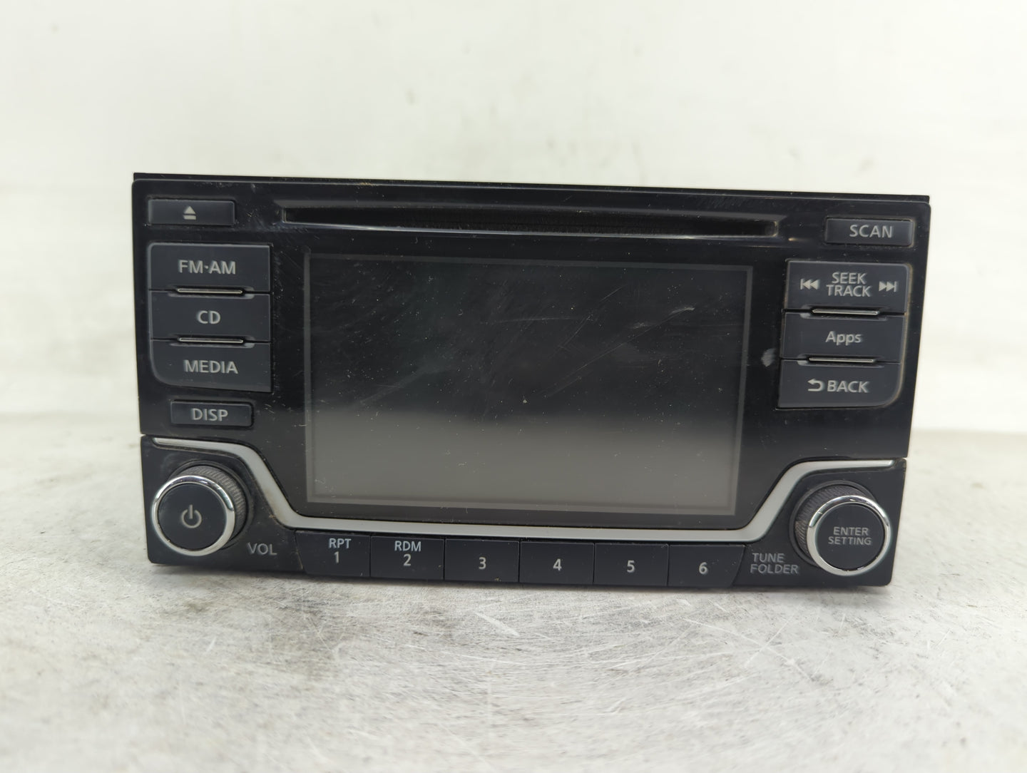 2016 Nissan Juke Radio AM FM Cd Player Receiver Replacement P/N:281853PT1A Fits OEM Used Auto Parts - Oemusedautoparts1.com