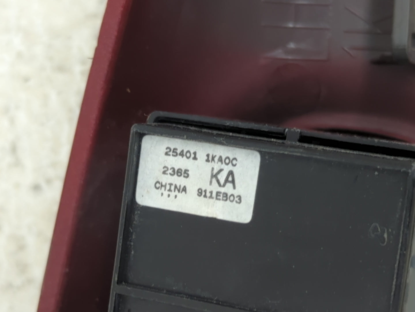 2015-2016 Nissan Juke Master Power Window Switch Replacement Driver Side Left P/N:254011KA0C Fits Fits 2015 2016 OEM Used Au
