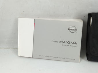 compare product 2016 Nissan Maxima Owners Manual Book Guide P/N:OM16EA 0A36U1 OEM Used Auto Parts