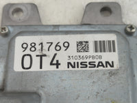 2016 Nissan Maxima PCM Engine Control Computer ECU ECM PCU OEM P/N:310F6 4BA0A Fits OEM Used Auto Parts - Oemusedautoparts1.