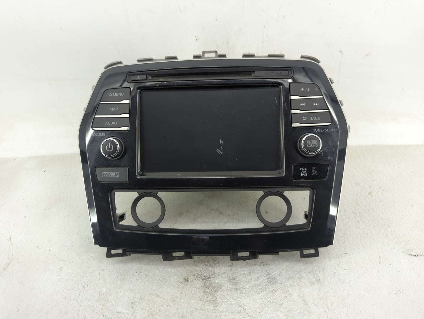 2016 Nissan Maxima Radio AM FM Cd Player Receiver Replacement P/N:25915 9DE0A Fits OEM Used Auto Parts - Oemusedautoparts1.c