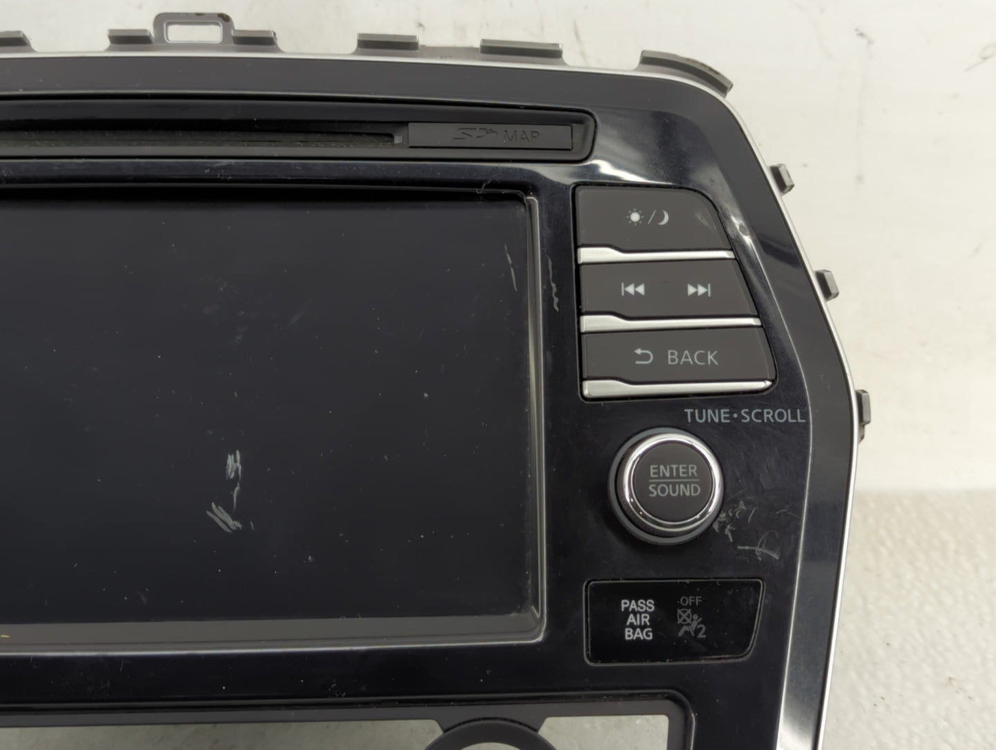 2016 Nissan Maxima Radio AM FM Cd Player Receiver Replacement P/N:25915 9DE0A Fits OEM Used Auto Parts - Oemusedautoparts1.c