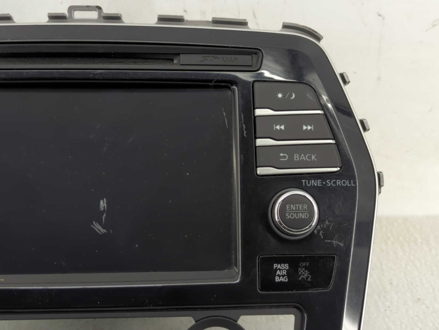 2016 Nissan Maxima Radio AM FM Cd Player Receiver Replacement P/N:25915 9DE0A Fits OEM Used Auto Parts - Oemusedautoparts1.c